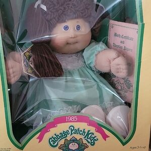Cabbage Patch Kids Doll with Green Dress